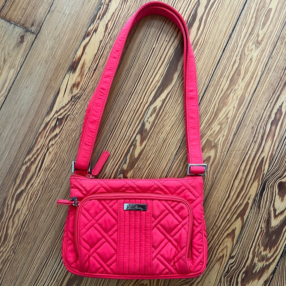 Vera Bradley Red Quilted Crossbody Bag